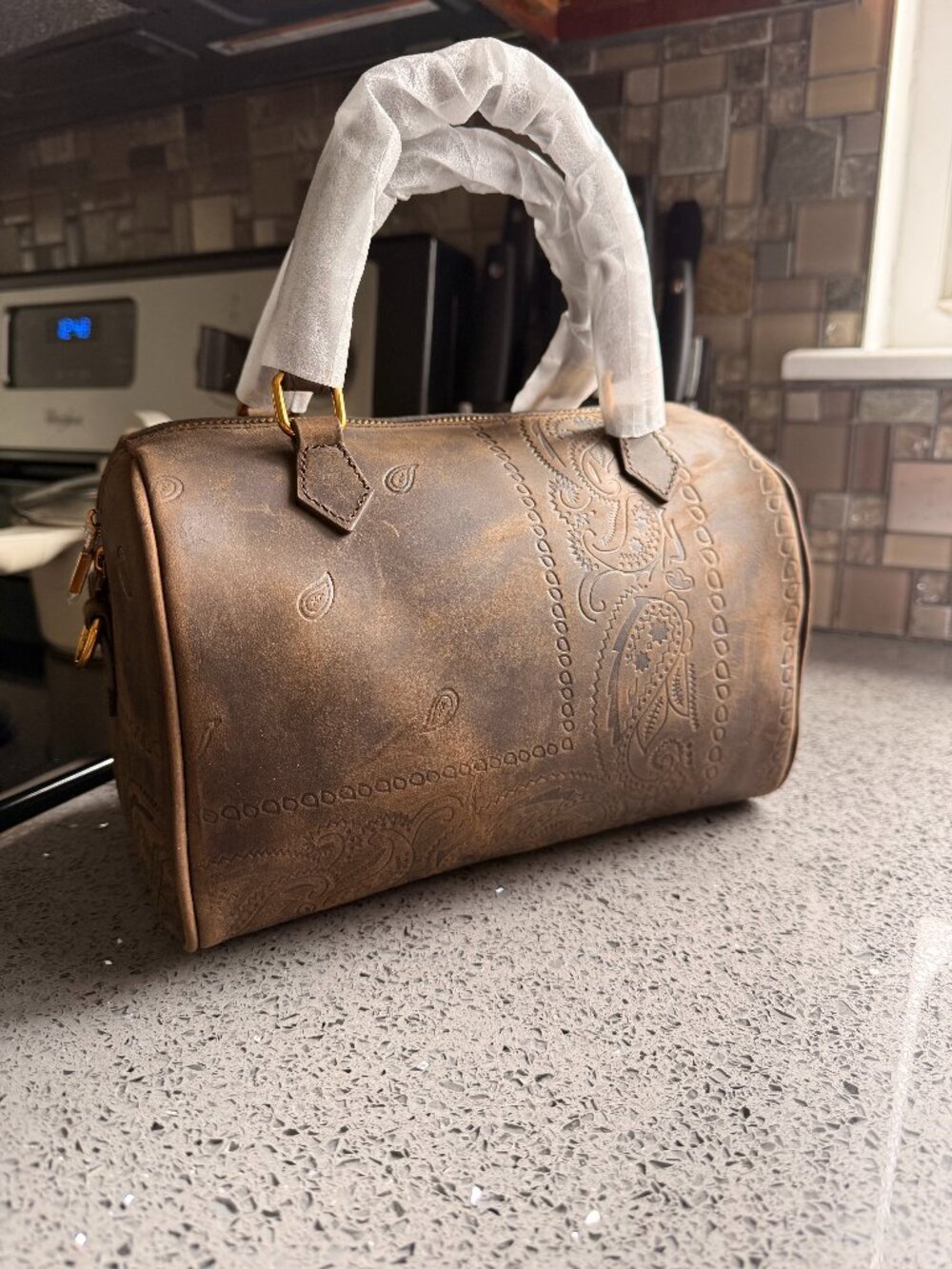 NDG Paris Medium Daily Toast Paisley Bag